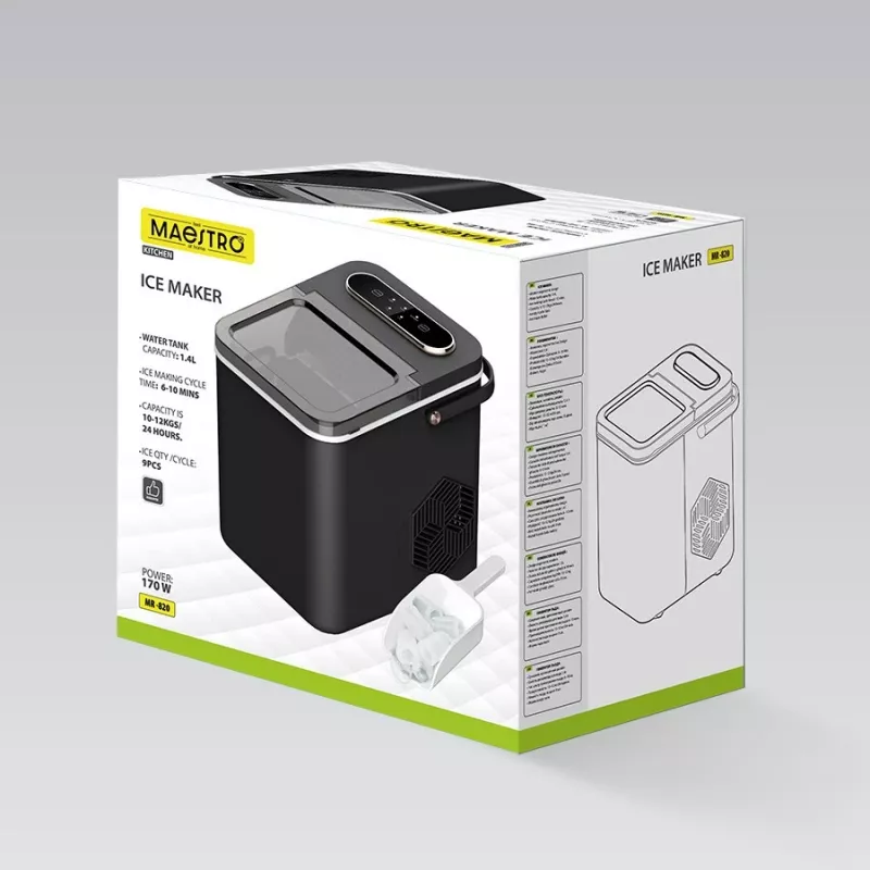 Maestro MR-820 jääpalakone — pöytämallinen jääpalakone, malli MR-820