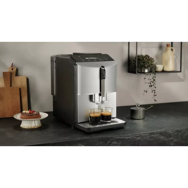 Siemens TF303E01 EQ300 espressokeitin (hopea; 1300W)