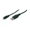 Assmann USB 2.0 -liitäntäkaapeli. Type-A - Micro-B M/M. 3,0 m. USB 2.0 -yhteensopiva. UL. musta (AK-300110-030-S)