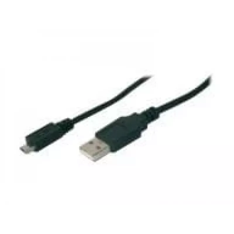 Assmann USB 2.0 -liitäntäkaapeli. Type-A - Micro-B M/M. 3,0 m. USB 2.0 -yhteensopiva. UL. musta (AK-300110-030-S)