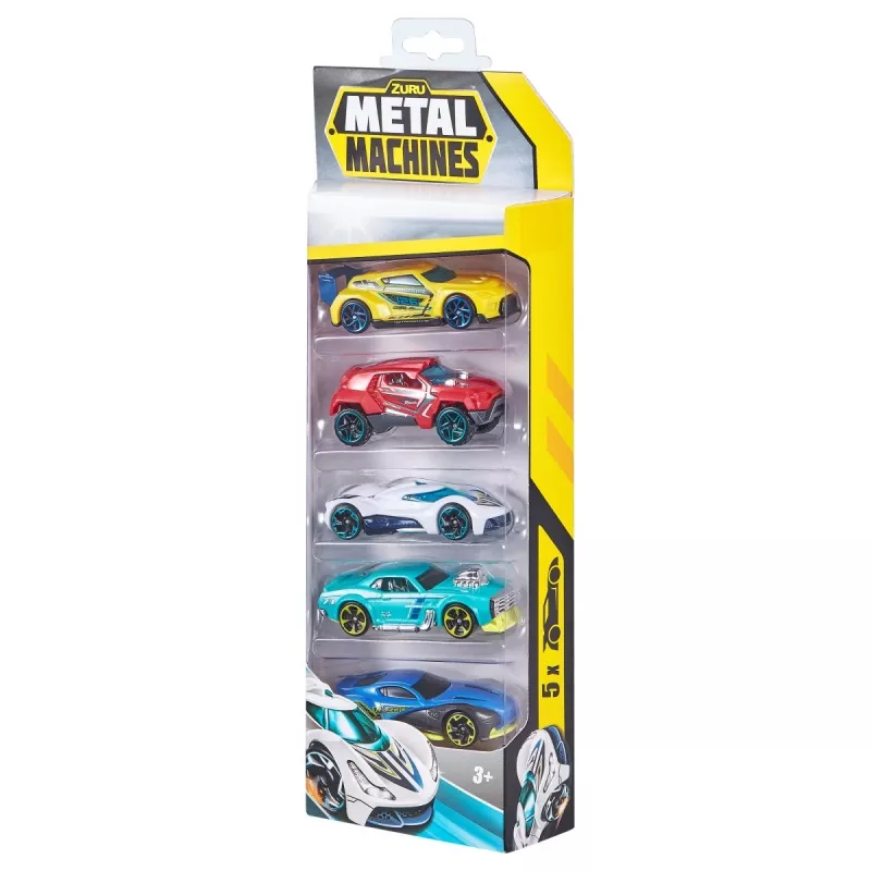 Zuru Metal Machines pienoisautot (5 kpl) 1:64, sarja 2, sekalaisia malleja