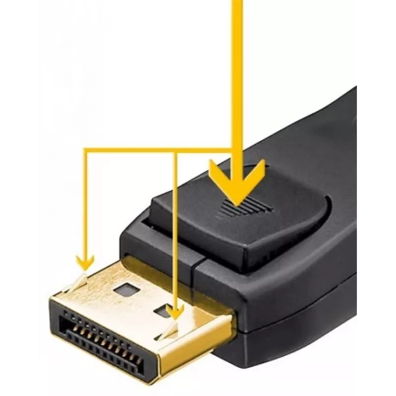 Goobay DisplayPort-liitäntäkaapeli 1.4 3 m DisplayPort - DisplayPort