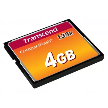 Flash-muisti Transcend 4GB CompactFlash 133x TS4GCF133