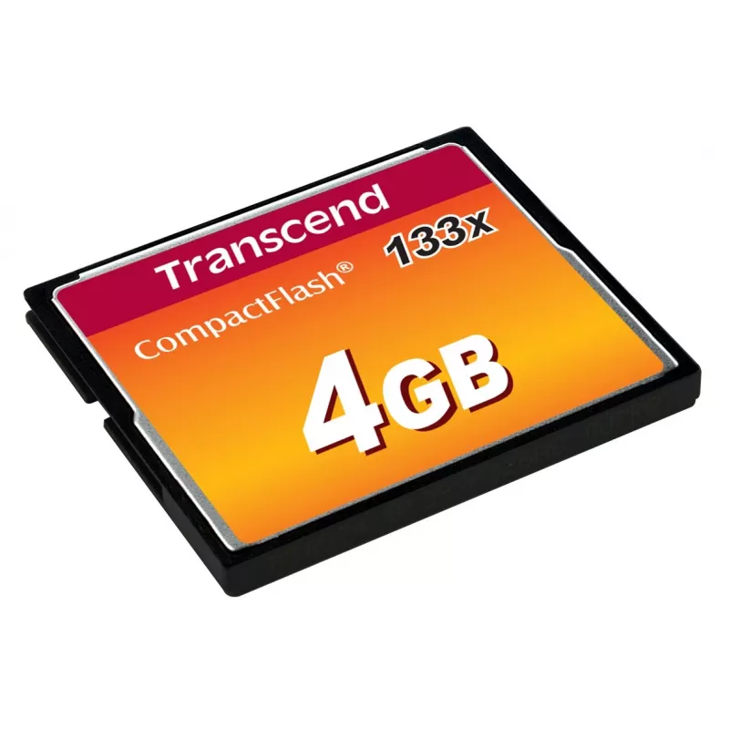Flash-muisti Transcend 4GB CompactFlash 133x TS4GCF133