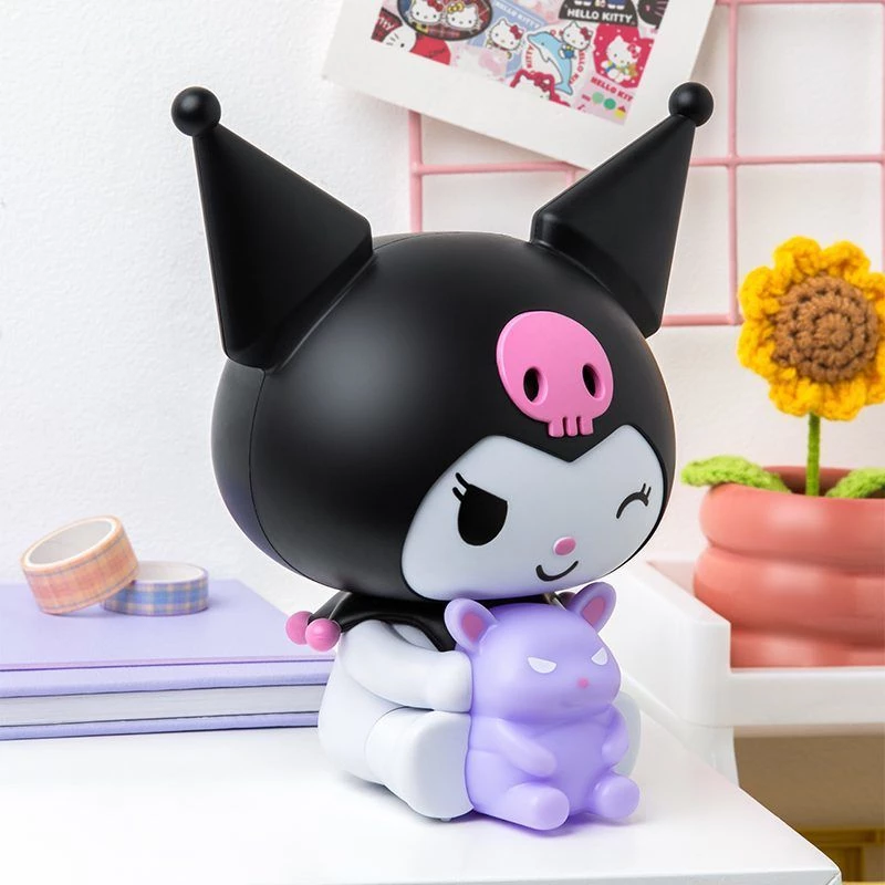 Pöytäyövalo Paladone Hello Kitty Kuromi GloBuddies -yövalo malli PP14396KUR