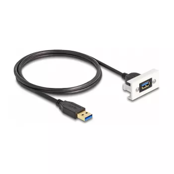 DeLOCK Easy 45 -moduuli SuperSpeed USB USB 3.2 Gen 1 USB Type-A liitin–pistoke 1m