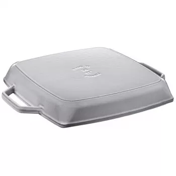 Grillipannu Staub 40511-684-0 neliömäinen 28 cm, induktiokelpoinen, grafiitinharmaa