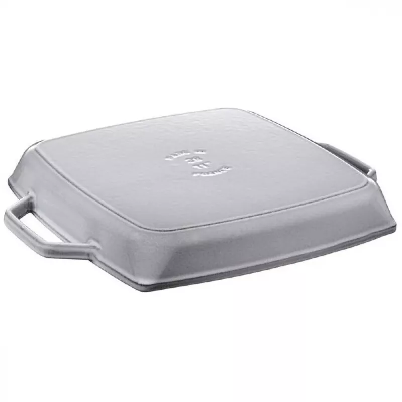Grillipannu Staub 40511-684-0 neliömäinen 28 cm, induktiokelpoinen, grafiitinharmaa