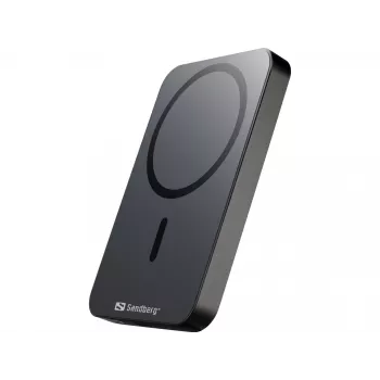 Kannettava virtapankki Sandberg Mag Wireless Powerbank 5000 ALU, 5000 mAh