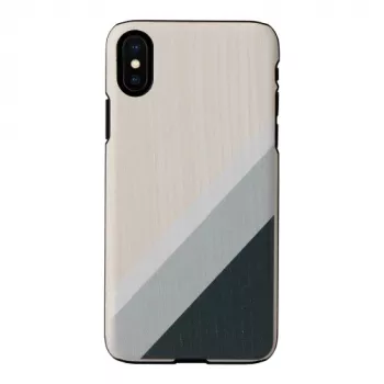 Älypuhelinkotelo man and wood iPhone X/XS — harmaa puku, musta