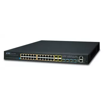 Hallittava L3 Gigabit Ethernet -kytkin PLANET SGS-6341-24P4X