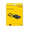 Näppäimistön numeronäppäimistö DeLOCK 12108 USB musta 19 näppäintä 1,6 m kaapeli