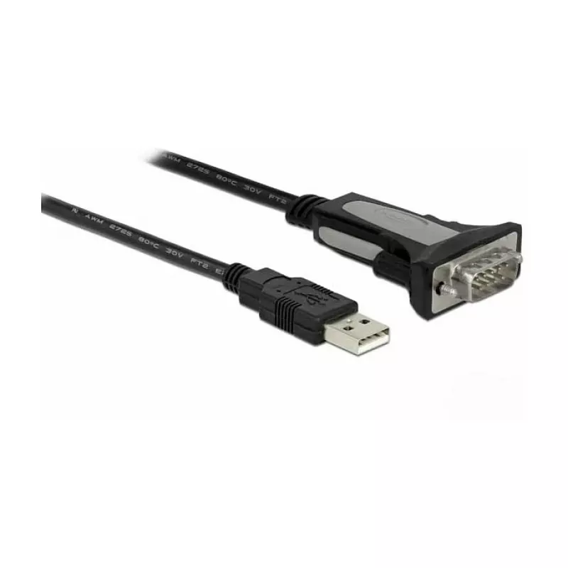 USB 2.0 Type-A 1 x sarjaportti RS-232 DB9 4 m DeLOCK 66323