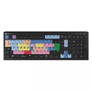 Logickeyboard LKB-MCOM4-A2PC-FR näppäimistö USB AZERTY ranska musta (LKB-MCOM4-A2PC-FR)