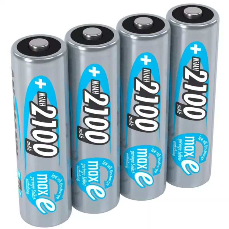 1x4 Ansmann maxE NiMH ladattava akku Mignon AA 2100 mAh 5035052