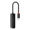 Verkkosovitin Baseus Lite Series USB-C - RJ45 (musta)