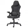 Deltaco DC130 pelituoli Soft Woven Mesh musta (GAM-180)