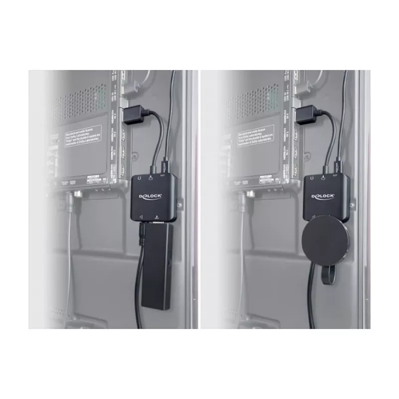 HDMI-audion erotin DeLOCK 4K 60 Hz kompakti