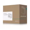 Tietokonekotelo DeepCool CH160 PLUS WH Small Form Factor valkoinen, microATX, karkaistu lasi, USB-C