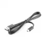 USB-kaapeli HTC DC-U300 musta uros/uros