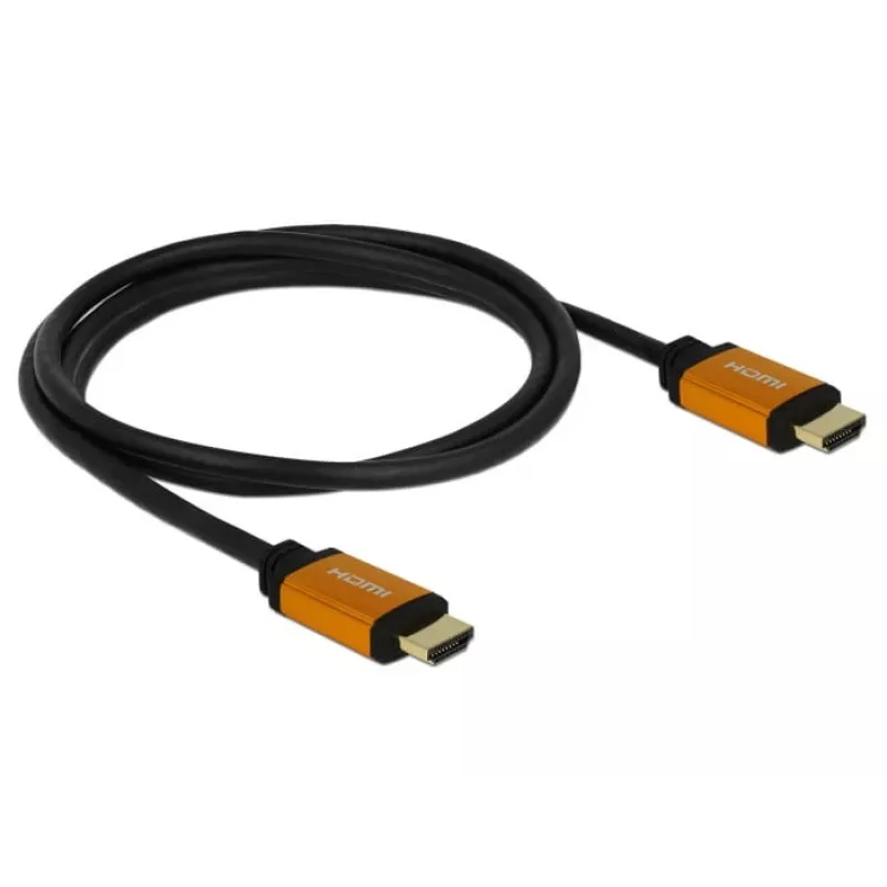 DeLOCK 85728 HDMI-kaapeli 1,5 m Type-A musta kulta