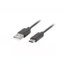 USB 2.0 -kaapeli LANBERG CA-USBO-10CU-0005-BK — USB A – USB C, 0,5 m, musta