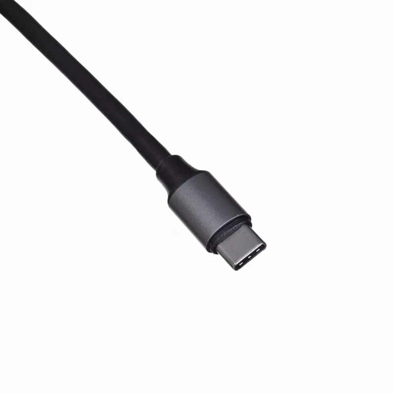 Unitek H1112F aktiivinen USB-C-hubi, 6 porttia, 5 Gbps, HDMI 4K@30Hz, RJ-45, 2x USB-A, 2x USB-C, PD 100 W, alumiini, harmaa