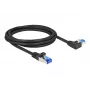 Verkkokaapeli DeLOCK RJ45 Cat.6A S/FTP 2 m musta
