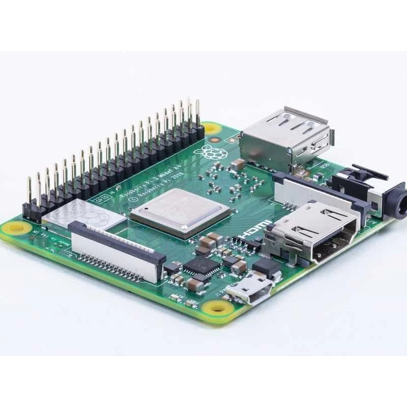 Raspberry Pi 3 Model A+ - yhden piirilevyn tietokone - Broadcom BCM2837B0 / 1,4 GHz - RAM 512MB - 802,11a/b/g/n/ac, Bluetooth 4,2 (Raspberry Pi 3 Model A+)