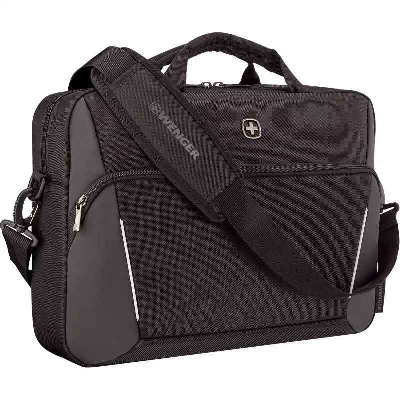 Kannettavan tietokoneen salkku Wenger XE Compact Brief 16 tablettilokerolla, musta
