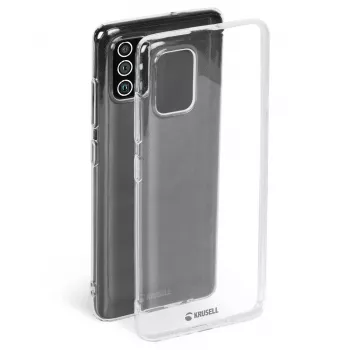 Krusell SoftCover -suojakotelo Samsung Galaxy Note 20:lle — läpinäkyvä
