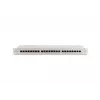 DIGITUS DN-91624S 24-porttinen Cat6 suojattu katkaisupaneeli, 1U 19 tuumaa, harmaa