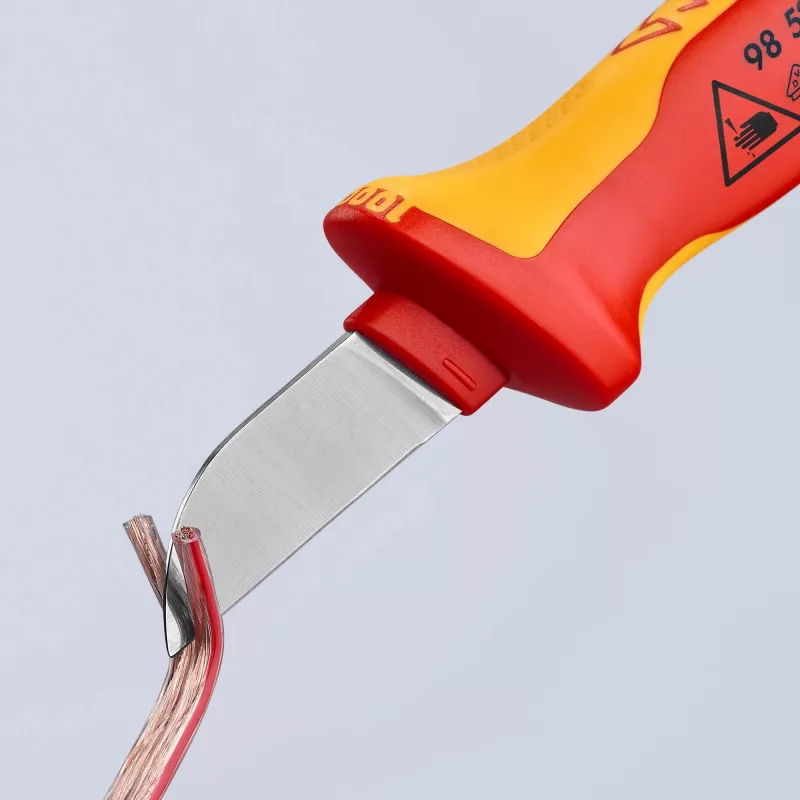 Knipex VDE-kaapeliveitsi 180 mm kanssa - suojus