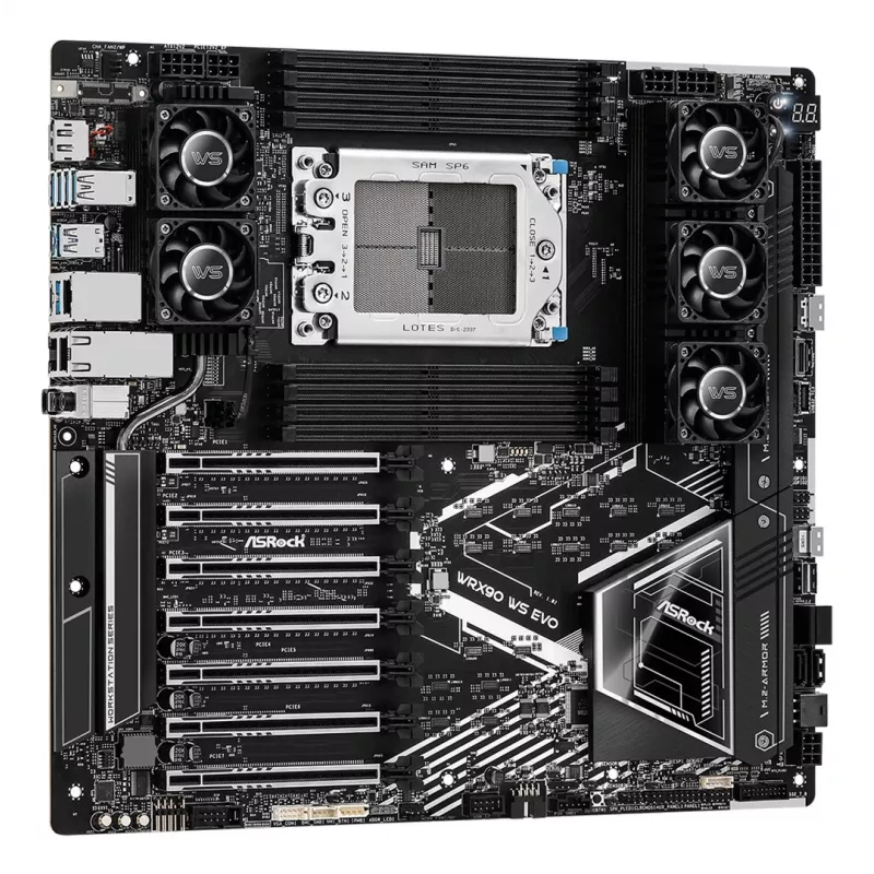 ASRock WRX90 WS EVO -emolevy AMD WRX90 kanta sTR5 EEB