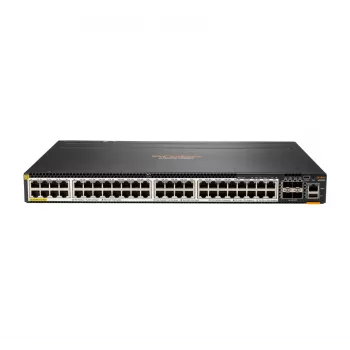 Hewlett Packard Enterprise HPE Aruba 6300M - kytkin - L3 - hallittava - 48 x 100/1000/2,5G/5G (PoE+) + 4 x 1 Gigabit / 10 Gigabit / 25 Gigabit / 50 Gigabit SFP56 (Uplink / Stacking)