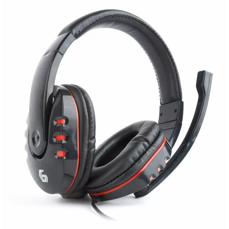 Gembird GHS-402 kuulokkeet/headset langallinen sankamalli pelikäyttöön musta