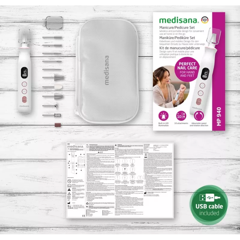 Manikyyri-/pedikyyrilaite Medisana MP 940