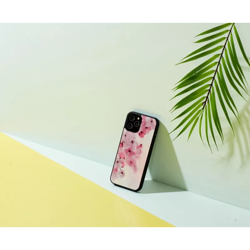 iKins suojakotelo Apple iPhone 12 / 12 Pro — kirsikankukkakuosi