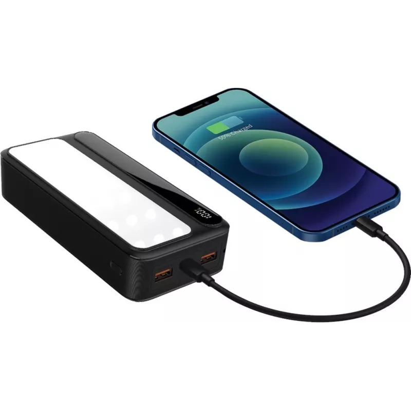 Siirrettävä virtapankki P20 LCDPD LAMP 20000mAh