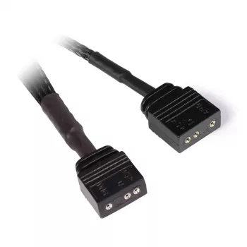 Alphacool 18701 - RGB-haarakaapeli - muovi - musta - 3-napainen - 150 mm - 1 kpl