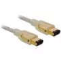 FireWire A/A -kaapeli DeLOCK 82574 2,0 m harmaa