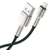 USB-A–Lightning-kaapeli Baseus 1 m, vihreä