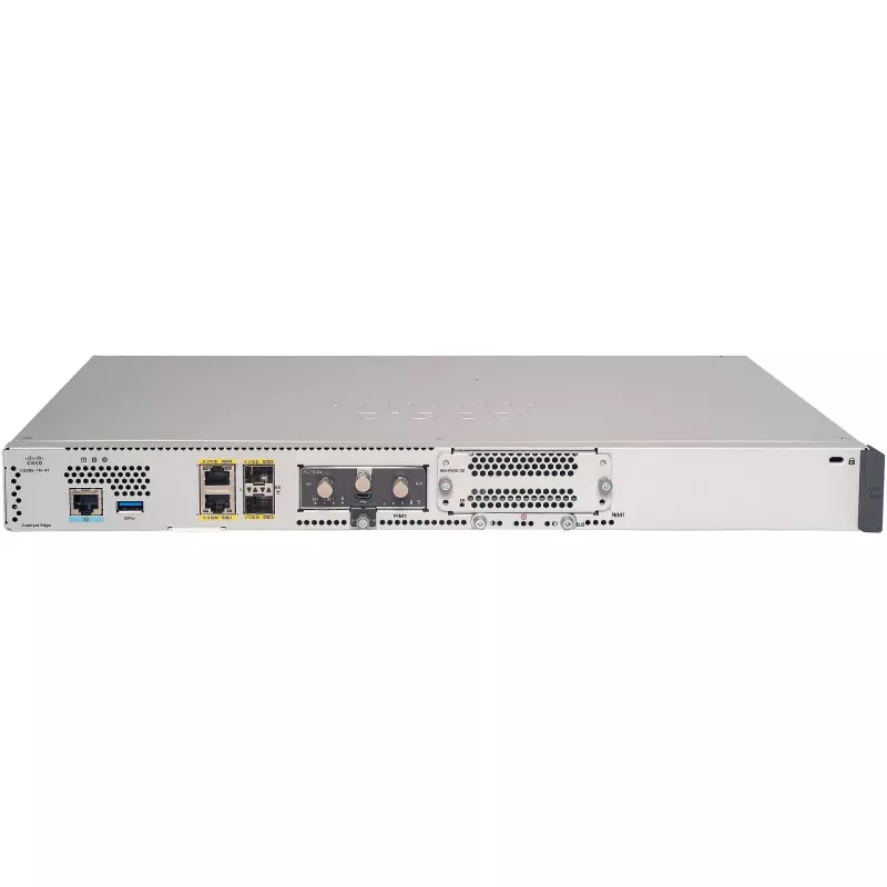 CISCO Catalyst 8200L 1-NIM-paikalla ja 4x1G WAN-porteilla