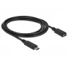 USB-kaapeli DeLOCK 85534 USB 3.2 Gen 1 1,5 m USB-C musta