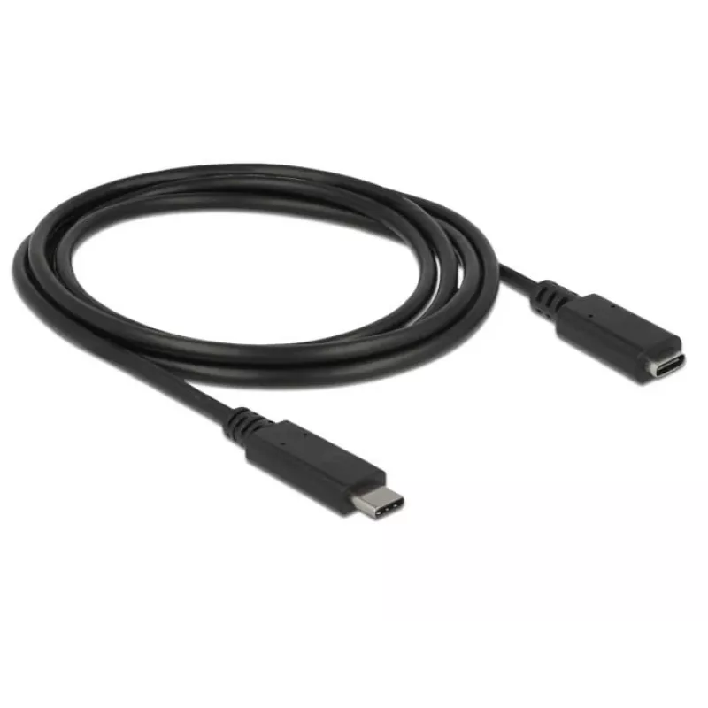 USB-kaapeli DeLOCK 85534 USB 3.2 Gen 1 1,5 m USB-C musta