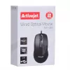 Activejet AMY-083 hiiri johdollinen USB (optinen; 1000 DPI; musta)
