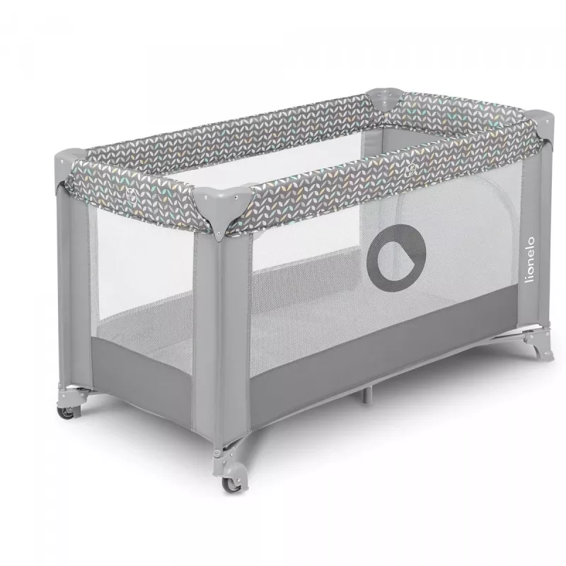Lionelo Stefi Concrete Multicolor - matkasänky 2 in 1