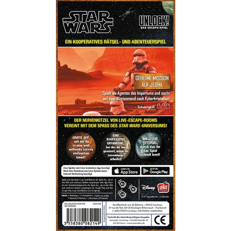 Unlock - Geheime Mission to Jedha, juhlapeli