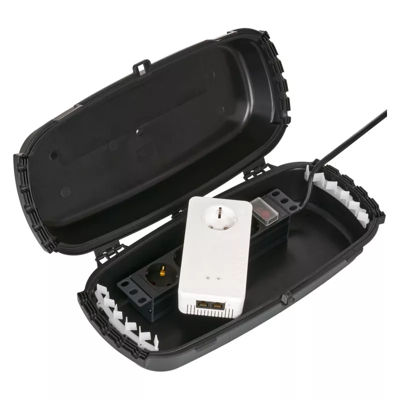 Ulkokotelo IP54 taitettava musta 32x22x13cm