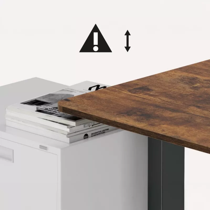 Ergo Office sähköisesti korkeussäädettävä työpöytä, enintään korkeus 1160 mm, enintään - 80 kg, ilman istuma-seisoma-pöytätasoa, musta, ER-400 B